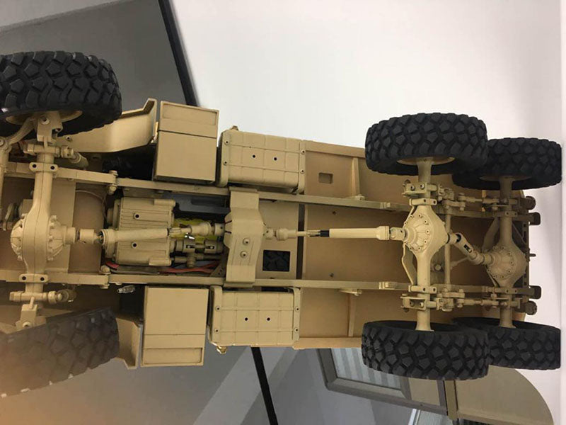 1/12 Scale Cross RC HC6 6x6 Off-Road Military Truck Model Kit - Metal Axles, Motor & LED Lights - US Stock | Hobby, Simulation & Collectible for RC Enthusiasts (Perfect for Terrain Crawling & Military Vehicle Displays)