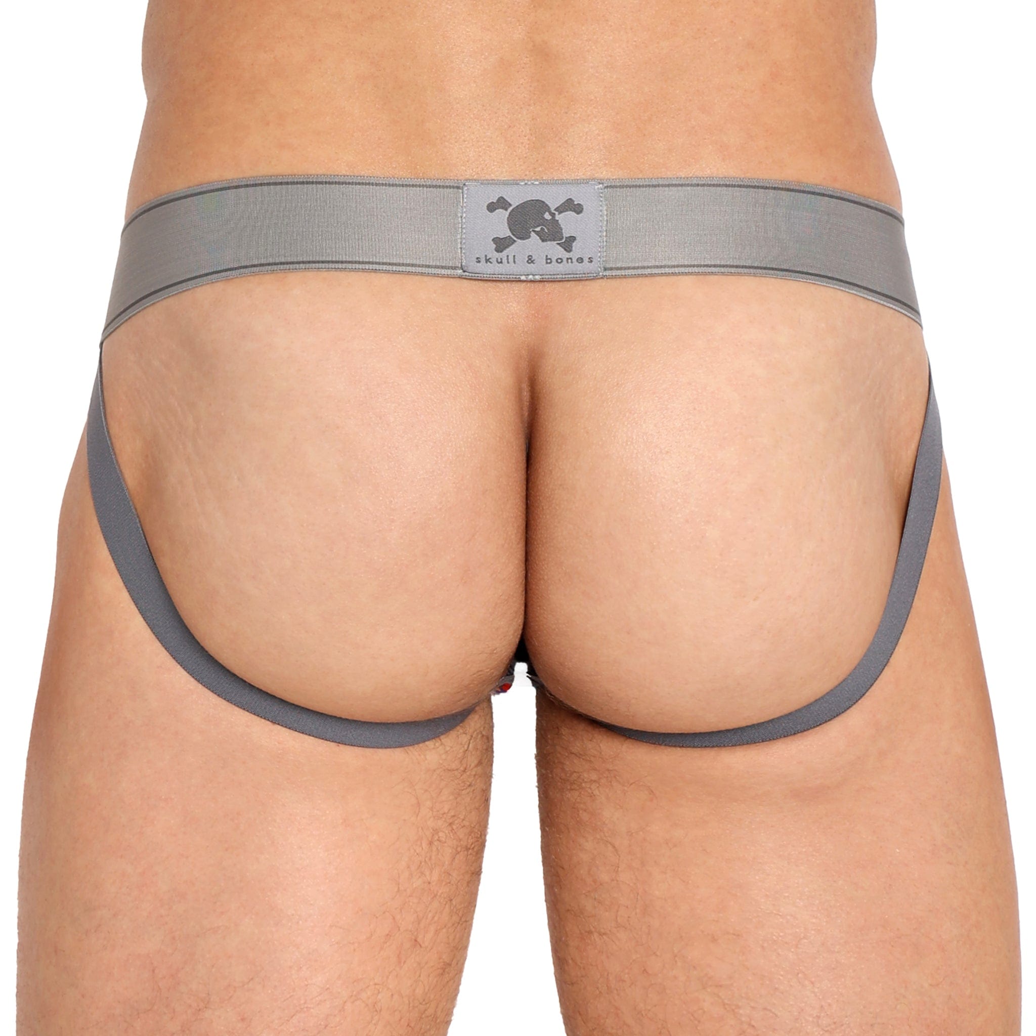 Stylish Paisley Skull Print Multi-Purpose Jockstrap - Perfect for Gym, Sports & Fashion Underwear