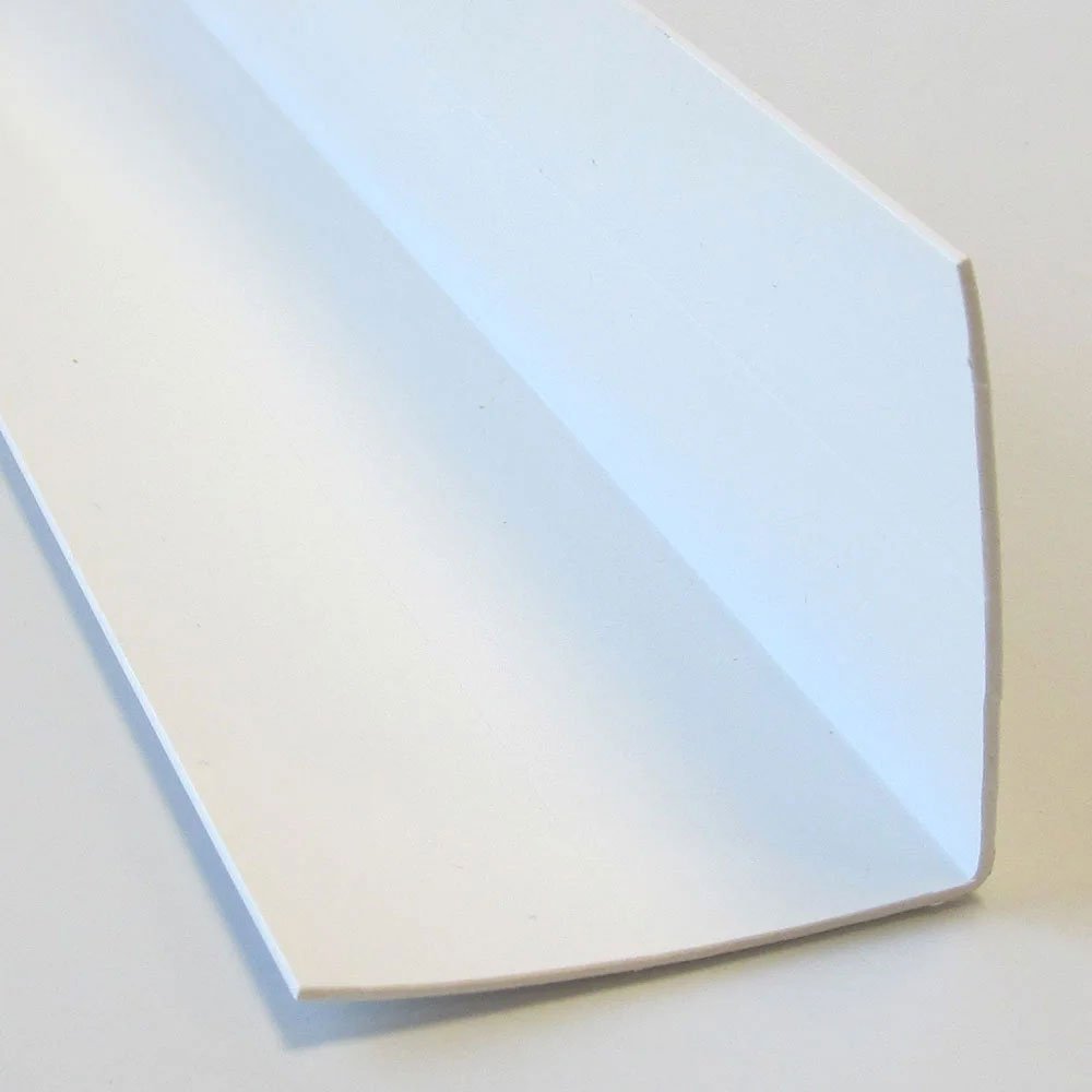 EZ Liner™ 12' PVC 90° Trim - Ultra Durable Corner Molding for Seamless Home Renovation - Perfect for Bathroom, Kitchen & Window Edge Protection
