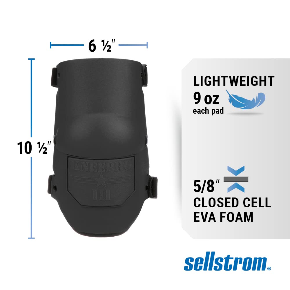 Ultra Flex III Knee Pads for Construction & Gardening - Comfortable Work Protection for Men & Women - Ideal for Roofing & Flooring