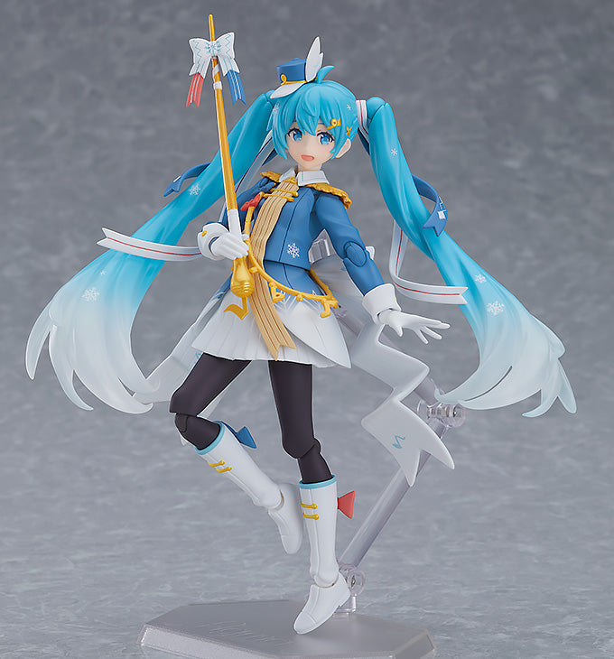 Figma #EX 060 Snow Miku (Snow Parade Ver.) Vocaloid Action Figure - Collectible Anime PVC Statue for Vocaloid Fans | Perfect for Display, Cosplay Inspiration & Anime Collections