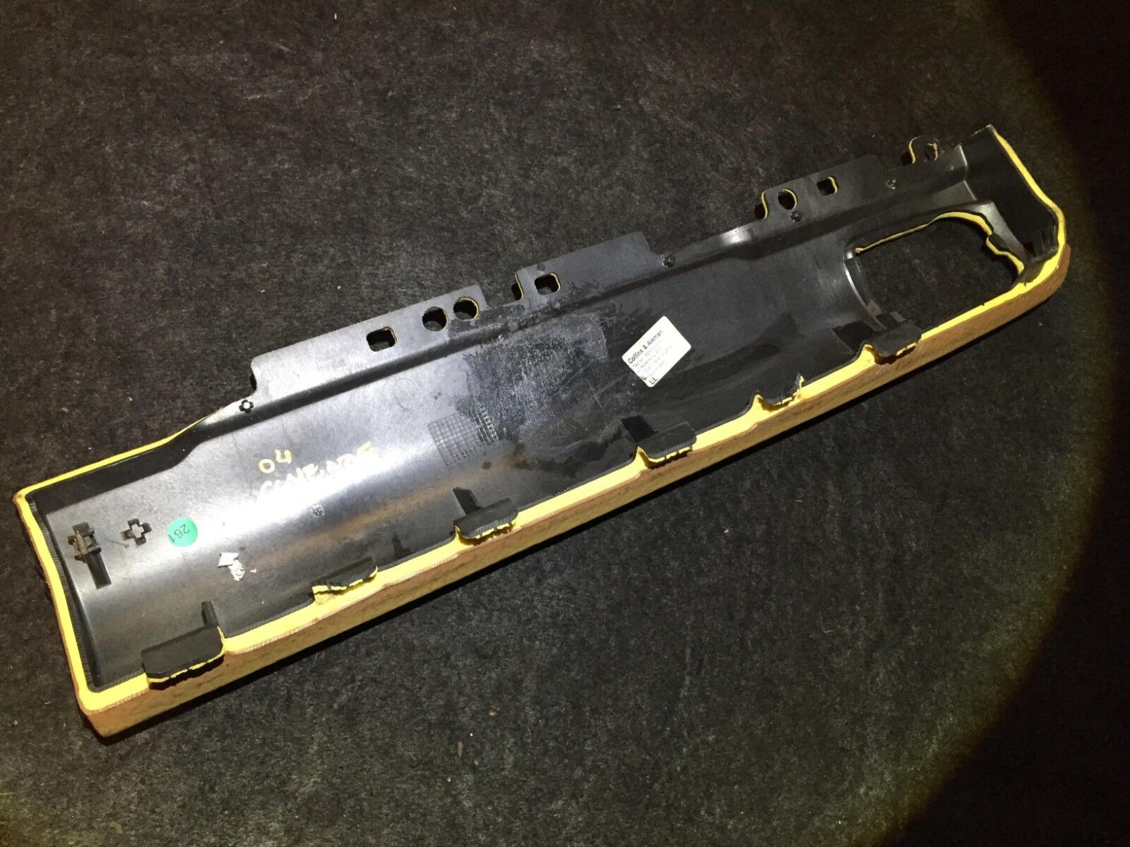 Original Porsche Cayenne Right Passenger Side Dash Cover Trim 9555525610 - OEM Replacement for 2004 2005 2006 Models - Perfect for Interior Restoration & Customization