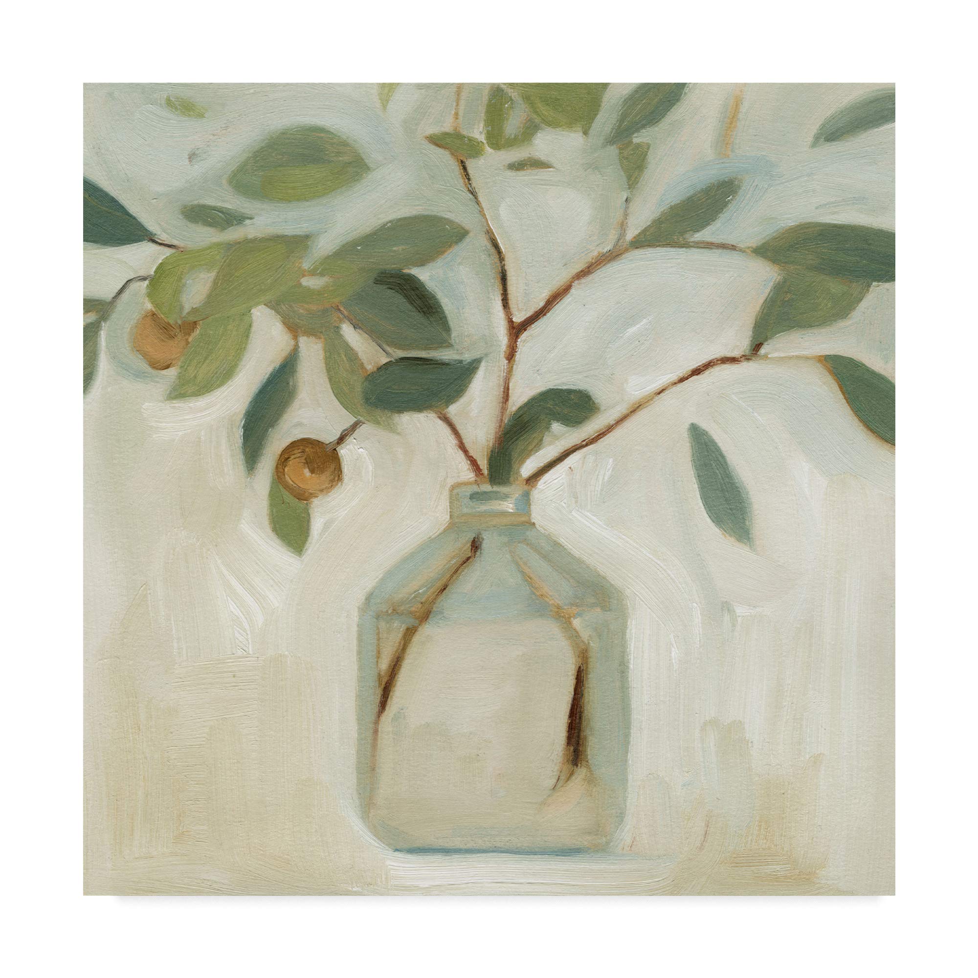 Emma Scarvey Neutral Arrangement I Fine Art Print - 14x14 Inch Wall Decor for Living Room, Bedroom & Office