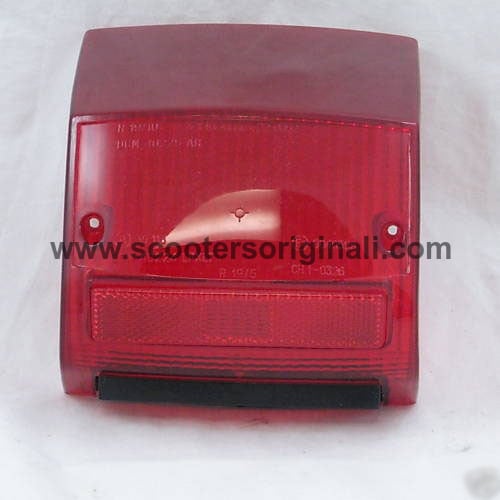 Vespa PX EFL Tail Light Lens Replacement - Genuine European Model Part for Scooter Restoration & Customization