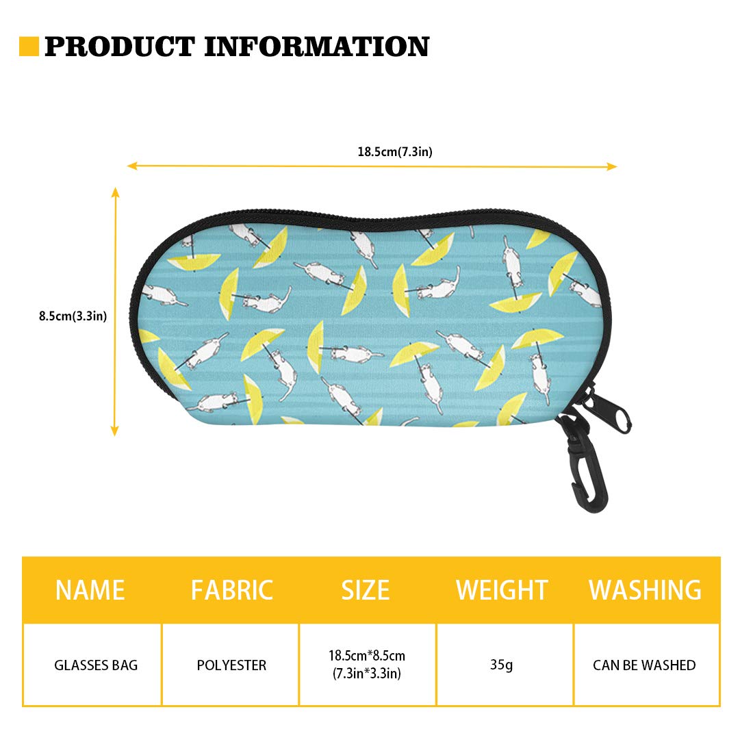 GLENLCWE Fluorescent Dragonfly Eyeglass Case - Stylish Protective Holder for Glasses & Sunglasses - Unisex Reading Glasses Storage - Perfect Thanksgiving Gift for Travel, Work & Daily Use