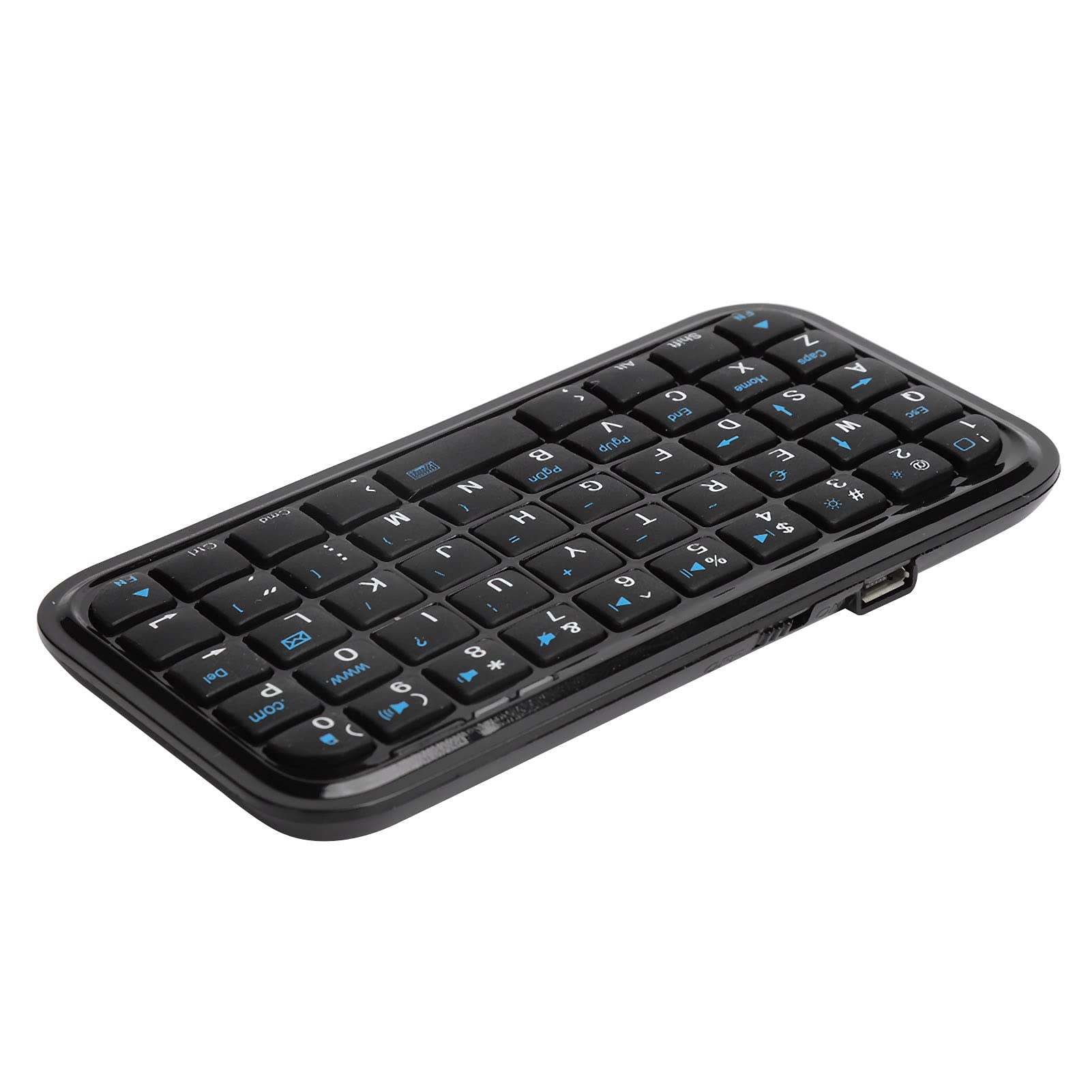 PUSOKEI Mini Bluetooth Keyboard - Rechargeable Wireless Keyboard with Lithium Battery for iPad 1/2/Air, Android Tablets & Smartphones | Perfect for Travel, Office & Home Use
