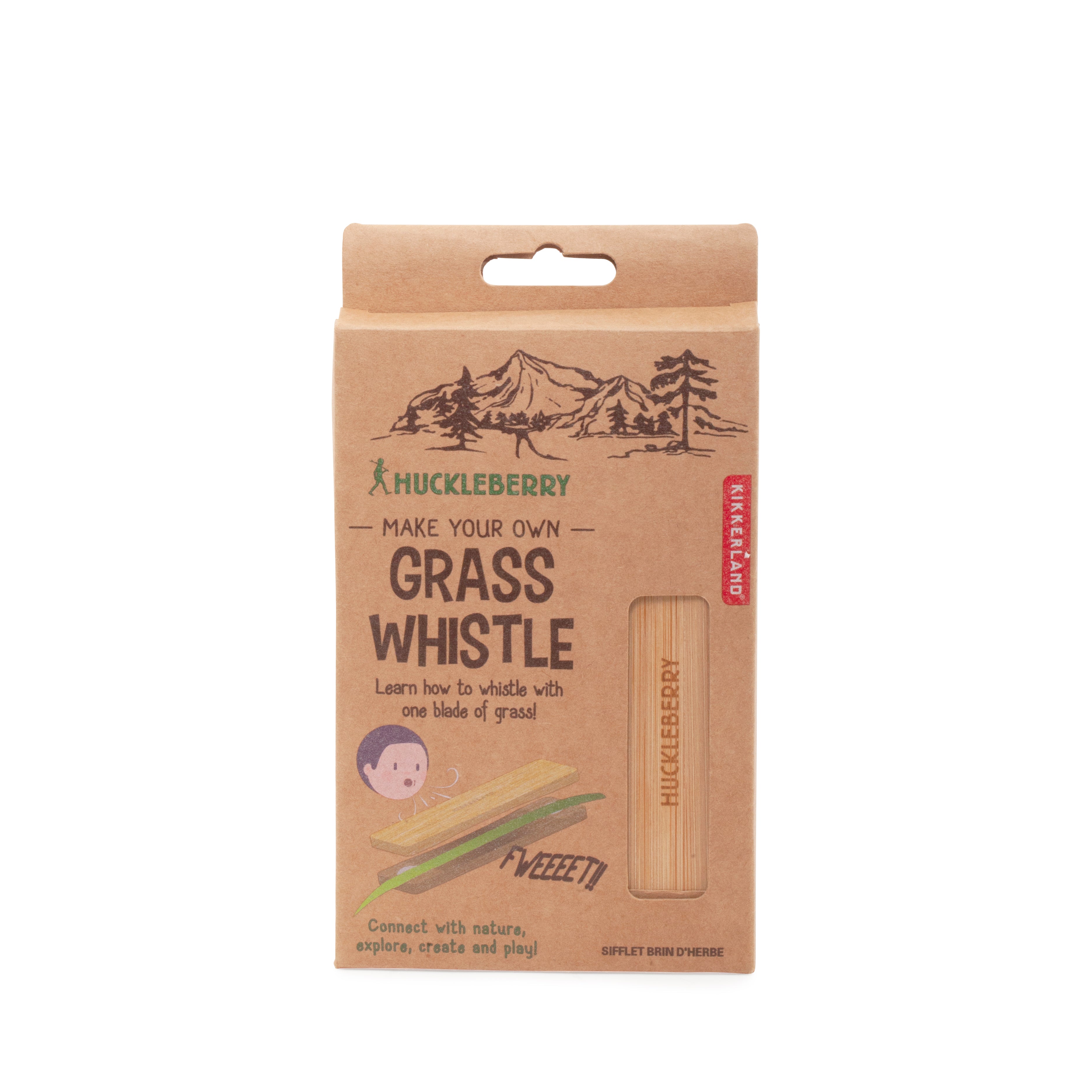 Premium Huckleberry Grass Whistle - Authentic Handmade Musical Instrument for Kids & Outdoor Enthusiasts - Perfect for Camping, Hiking, and Nature Exploration Adventures