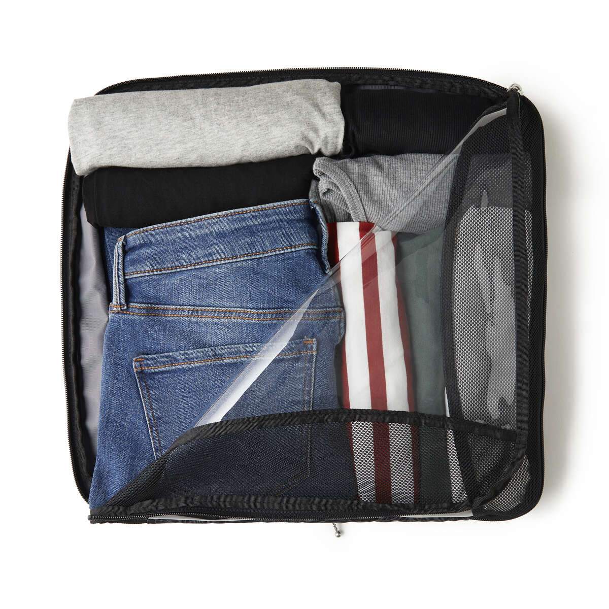 Baggallini Extra Large Compression Packing Cube - Travel Organizer for Luggage, Suitcase & Closet Storage - Perfect for Vacations, Business Trips & Home Organization