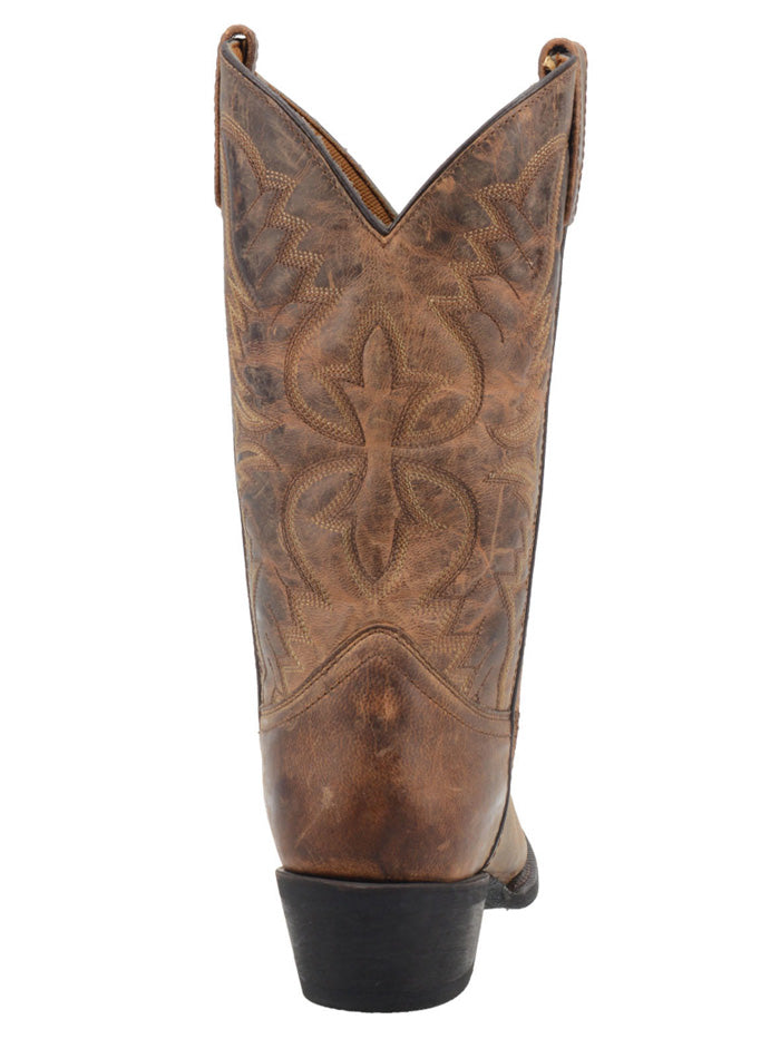 Laredo 68452 Men's Western Boots - Round Toe Cowboy Boots in Tan Birchwood for Riding, Work & Casual Wear