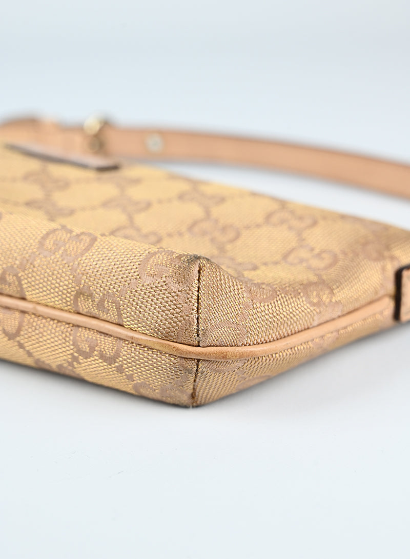 Gucci Pink Gold Fabric Handbag for Women - Elegant Designer Tote for Work, Travel & Everyday Use