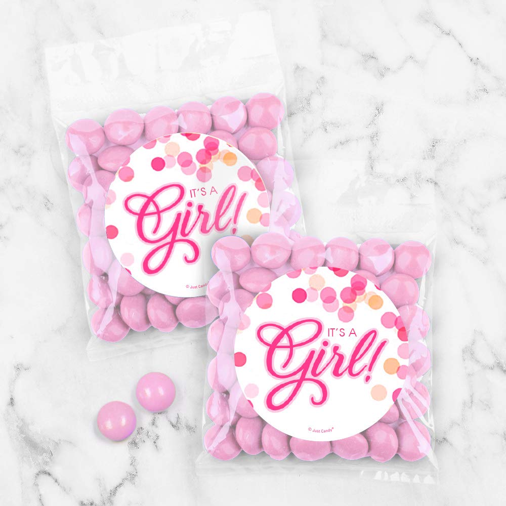 It's a Girl Baby Shower Candy Favors - 10 Pack Milk Chocolate Minis - Perfect for Gender Reveal Parties & Newborn Celebrations