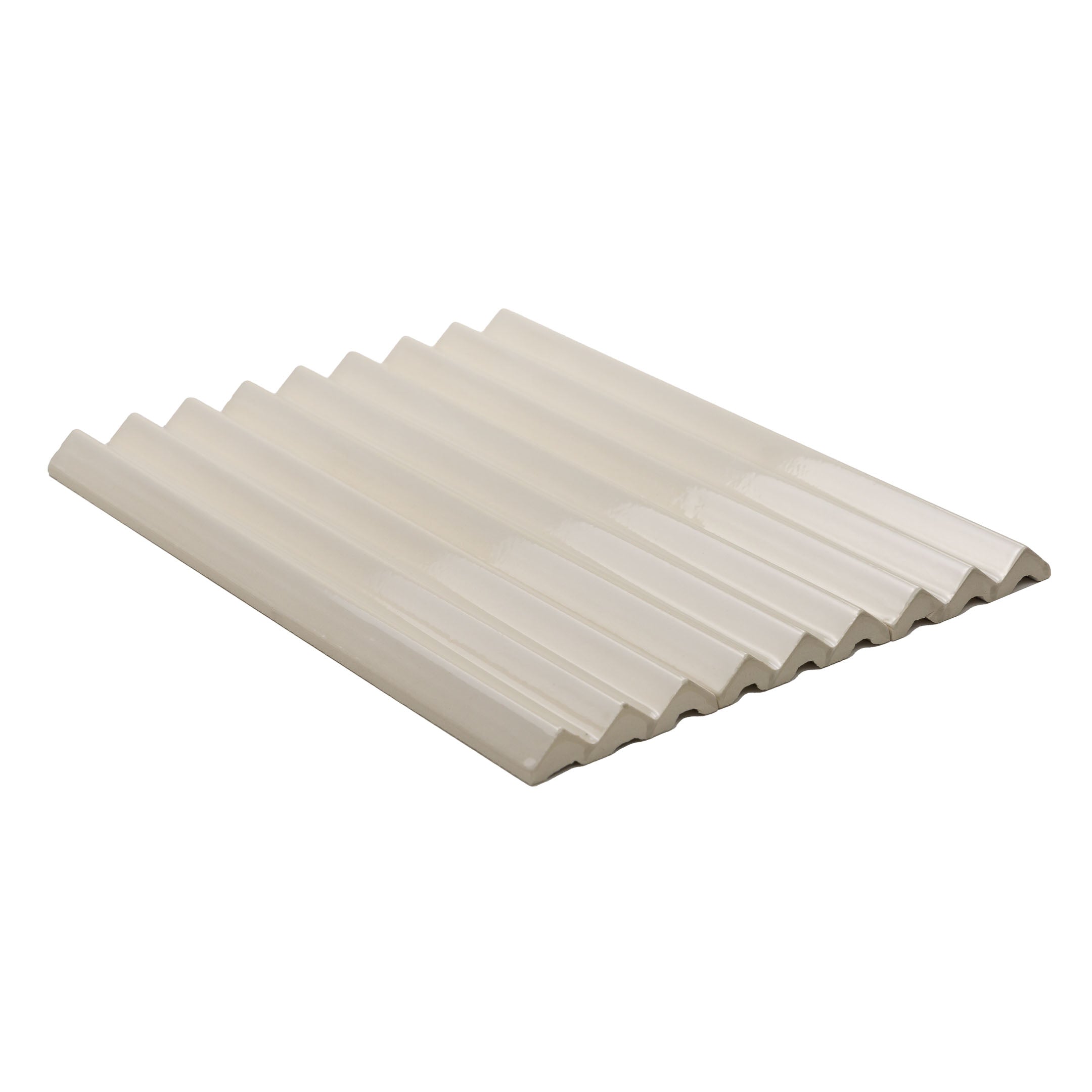 Cotton Ivory Off-White Glossy 3D