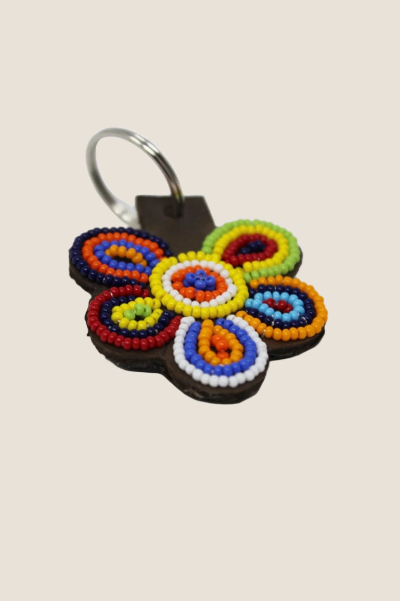 Floral Keychain for Women - Elegant Flower Keyring with Durable Metal Hook - Perfect for Keys, Bags, and Gifts - Ideal for Everyday Use, Travel, and Home Organization