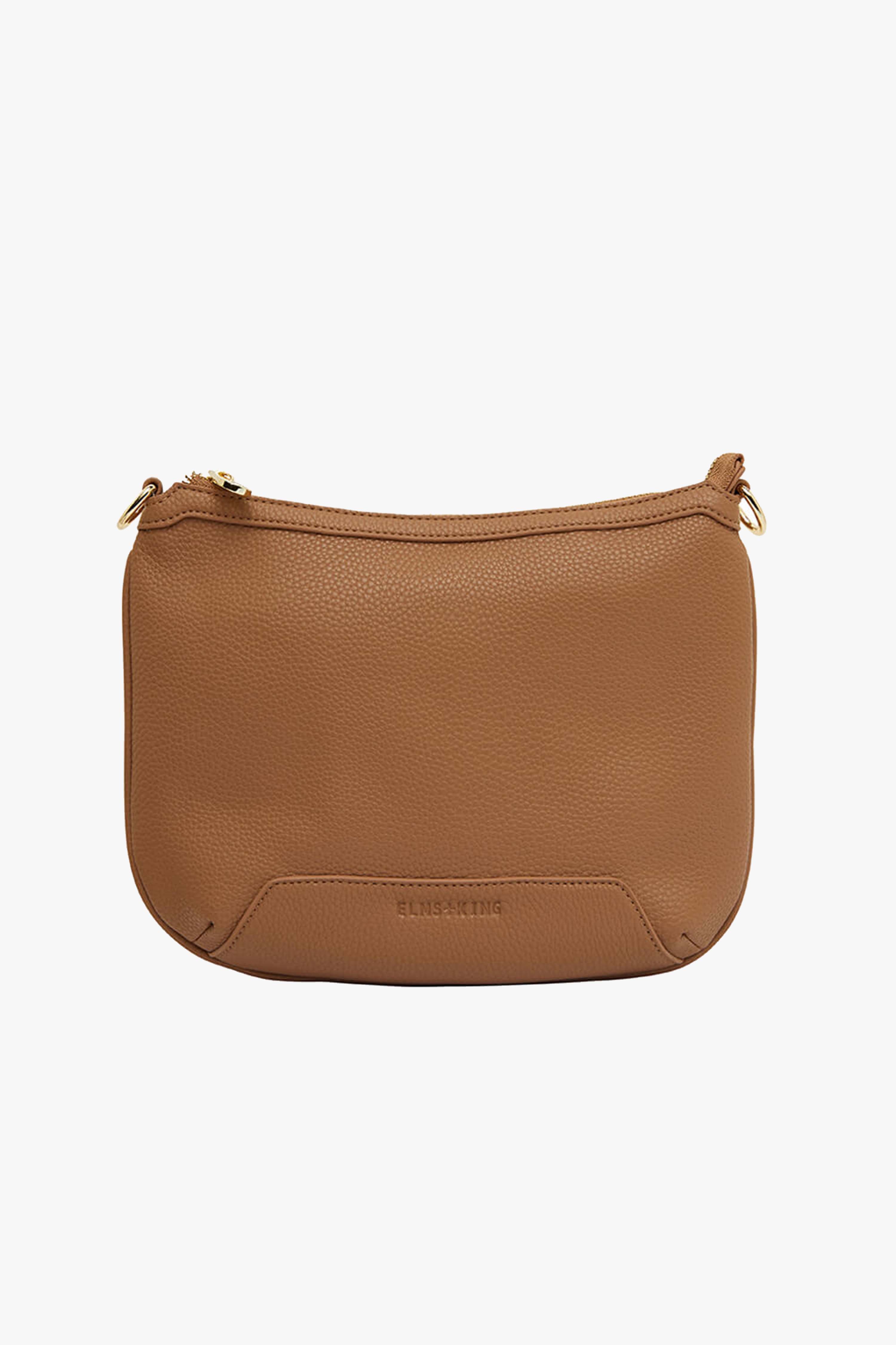 Stylish Glendale Taupe Crossbody Bag with Adjustable Chain Strap - Perfect for Everyday Use, Travel & Shopping
