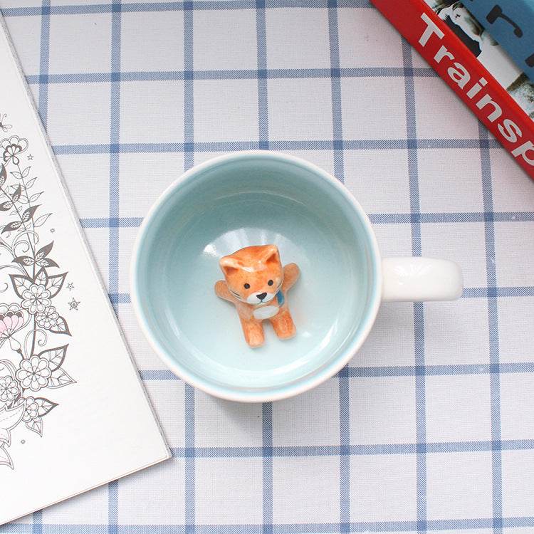 Creative 3D Coffee Mug - Unique Ceramic Cup for Home & Office Use - Perfect Gift for Coffee Lovers