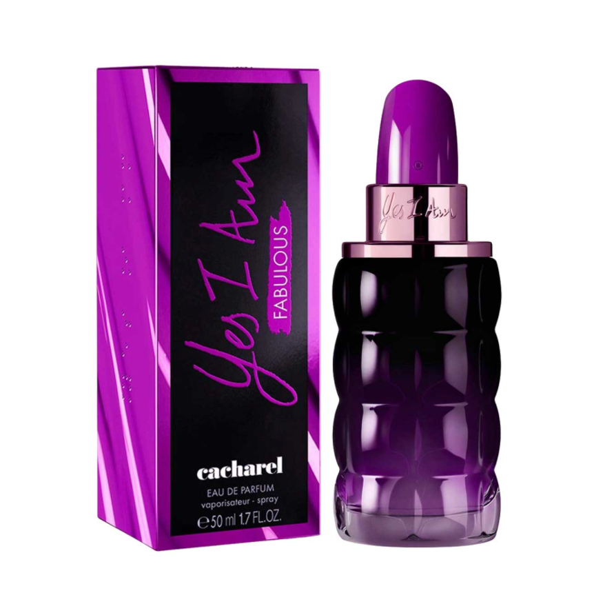 Cacharel Yes I Am Fabulous Perfume for Women - 50ML EDP Spray in Purple | Long-Lasting Floral Fragrance for Date Night & Special Occasions