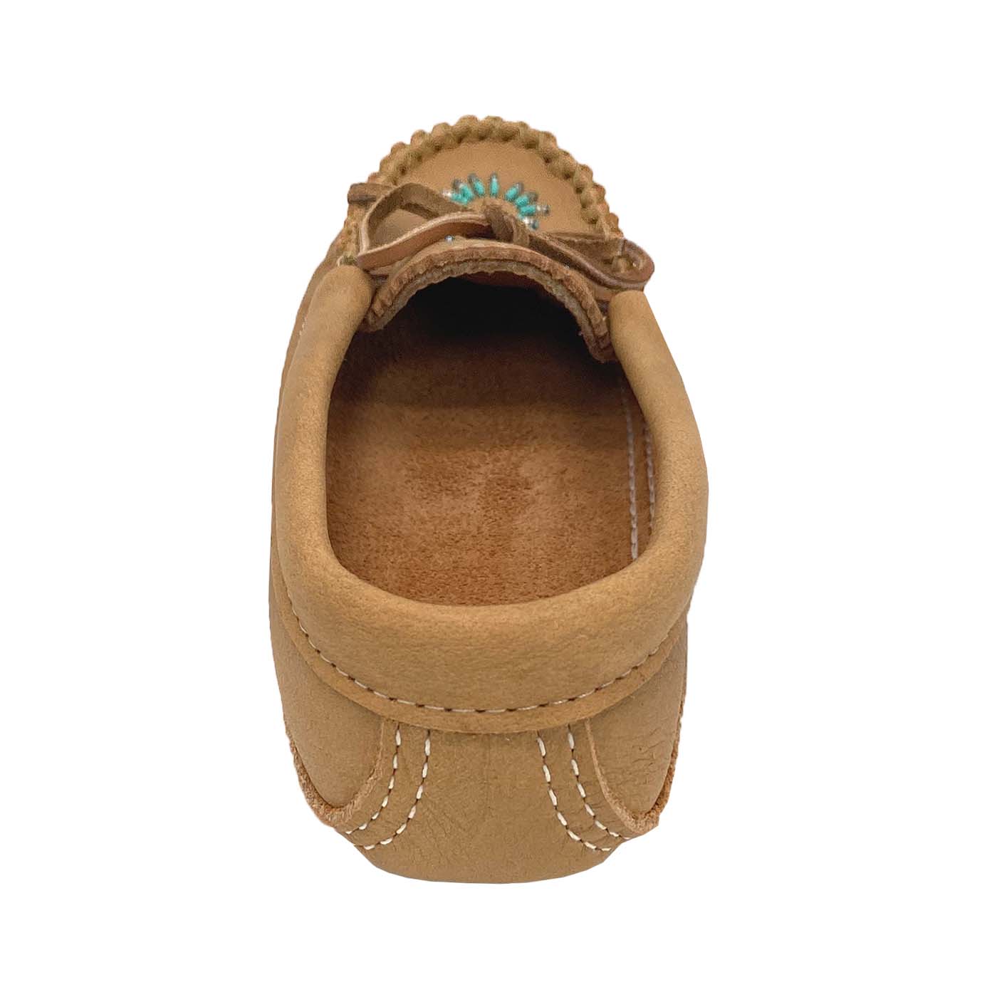 Women's Soft Sole Moose Hide Leather Moccasins - Comfortable Indoor/Outdoor Slippers for Home, Office & Travel