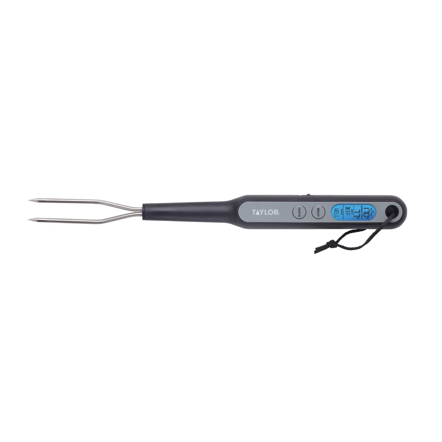 Taylor Digital Fork Thermometer for Kitchen, BBQ, Grill - Instant Read Meat Thermometer with Preset Cooking Temperatures - Perfect for Steak, Chicken, Turkey & Baking