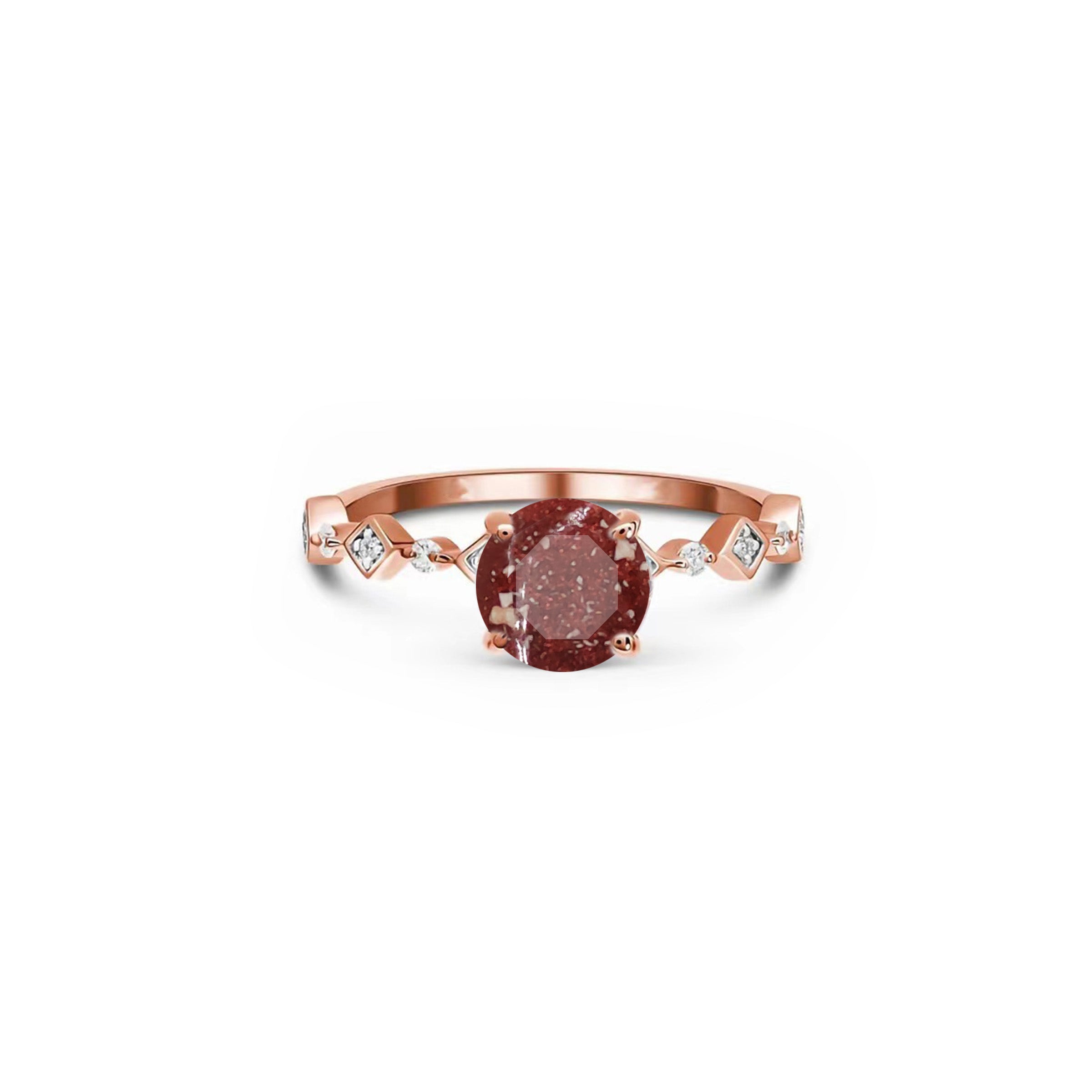 Everlasting Hold: Memorial Ashes Ring for Loved Ones - Perfect for Cremation Jewelry, Keepsake, and Remembrance Gifts