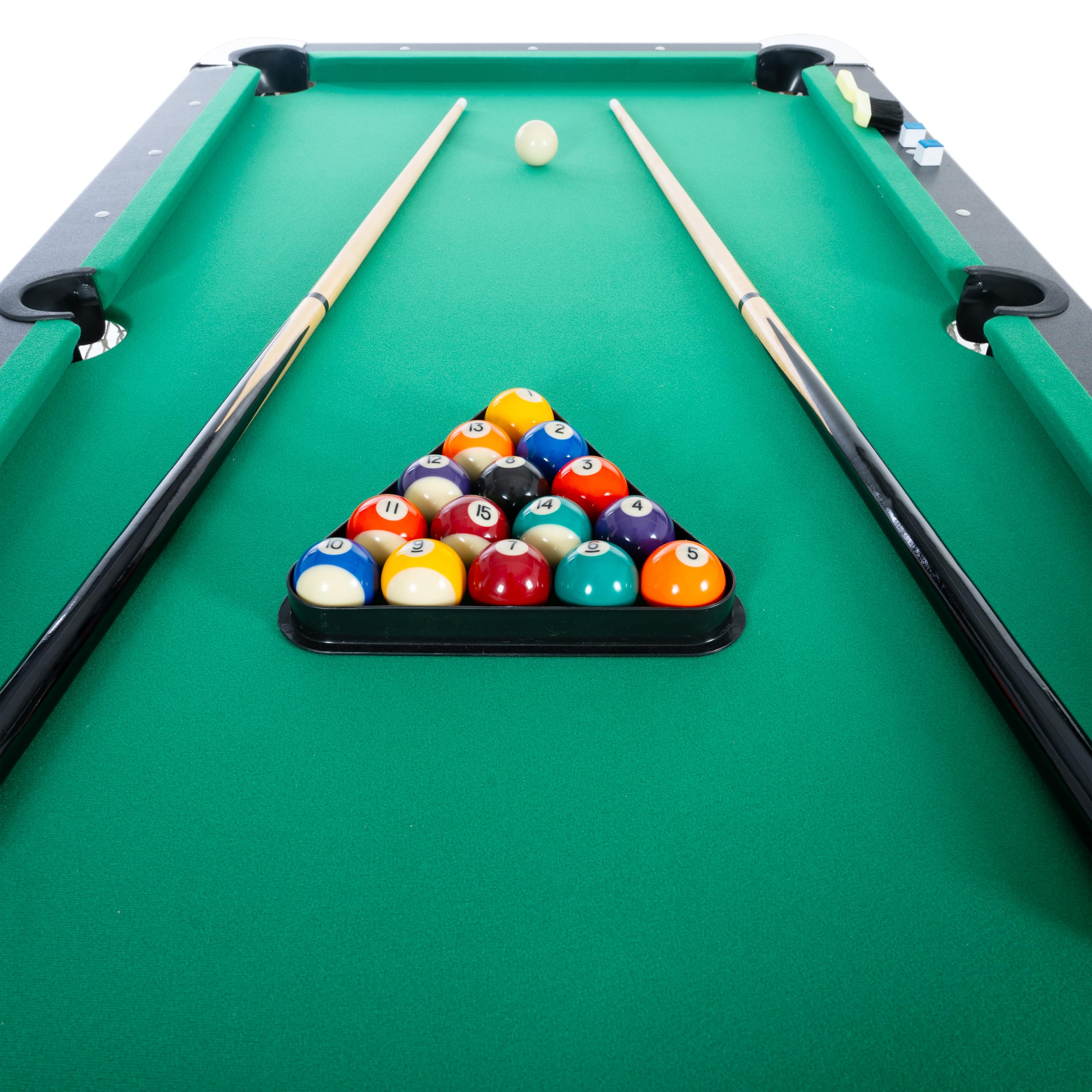 6ft Folding Portable Pool Table Set - 65.75