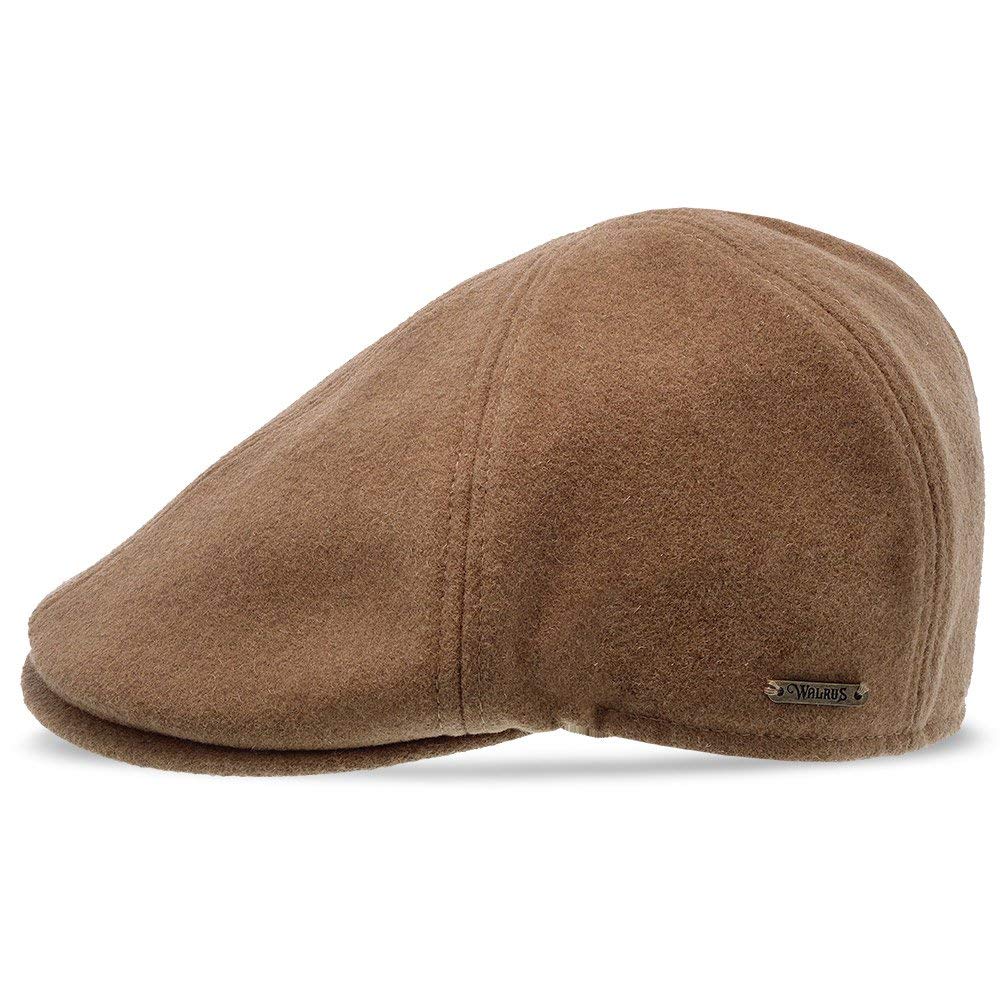 Luxury Wool Duckbill Cap – Classic 6-Panel Design with Cotton Liner for Outdoor Fashion