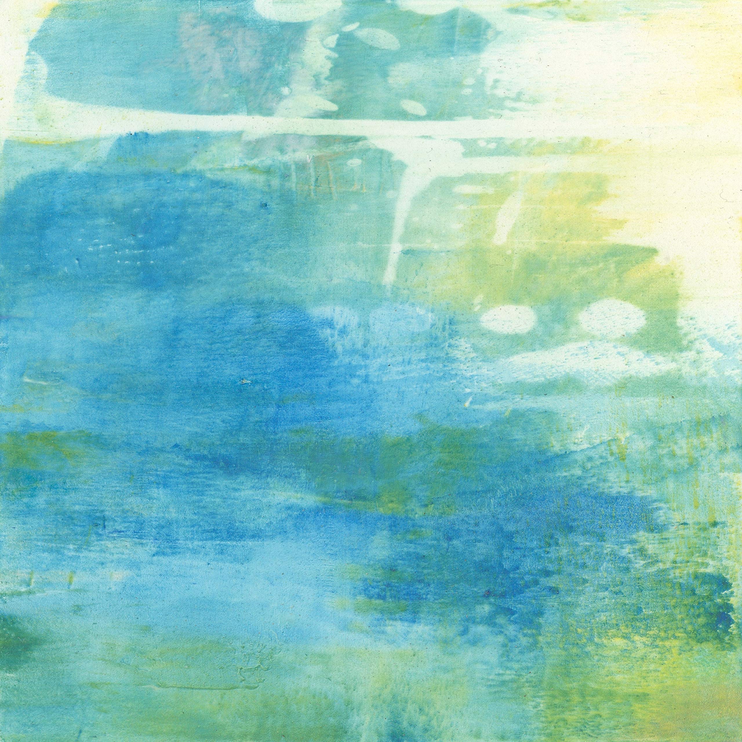 MARMONT HILL - Handmade Lacuna IV Abstract Art Print on Wrapped Canvas 40x40 Inches - Modern Wall Decor for Living Room, Bedroom & Office