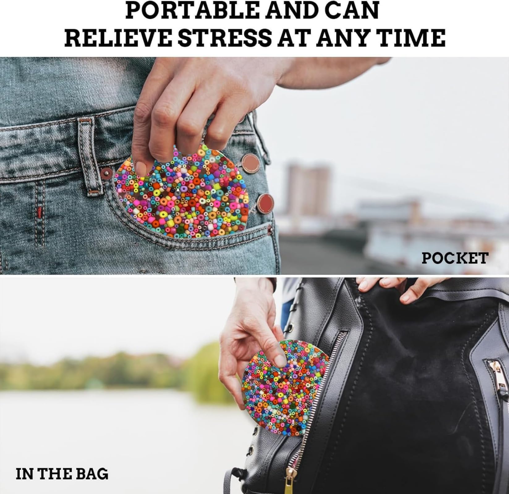 Skin Picking Fidget Toys for Adults - Anxiety & Stress Relief Sensory Fidget Pad for Trichotillomania & Dermatillomania - Perfect for Office, Travel & Calming Therapy