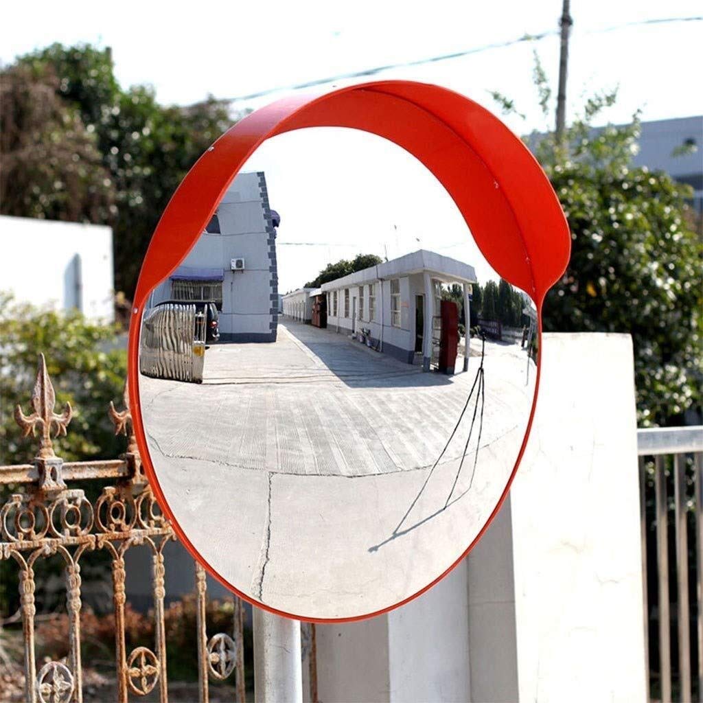 FXLYMR Adjustable Convex Security Mirror for Outdoor Surveillance - 360° Wide Angle Blind Spot Mirror for Supermarkets, Malls, Streets & Garages - Ideal for Traffic Safety, Parking Lots & Building Security