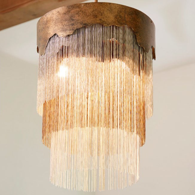 Cyan Design 11329 New World Pendant Light Fixture - Silver & Bronze Finish - Modern Ceiling Lighting for Dining Room, Bedroom, or Entryway
