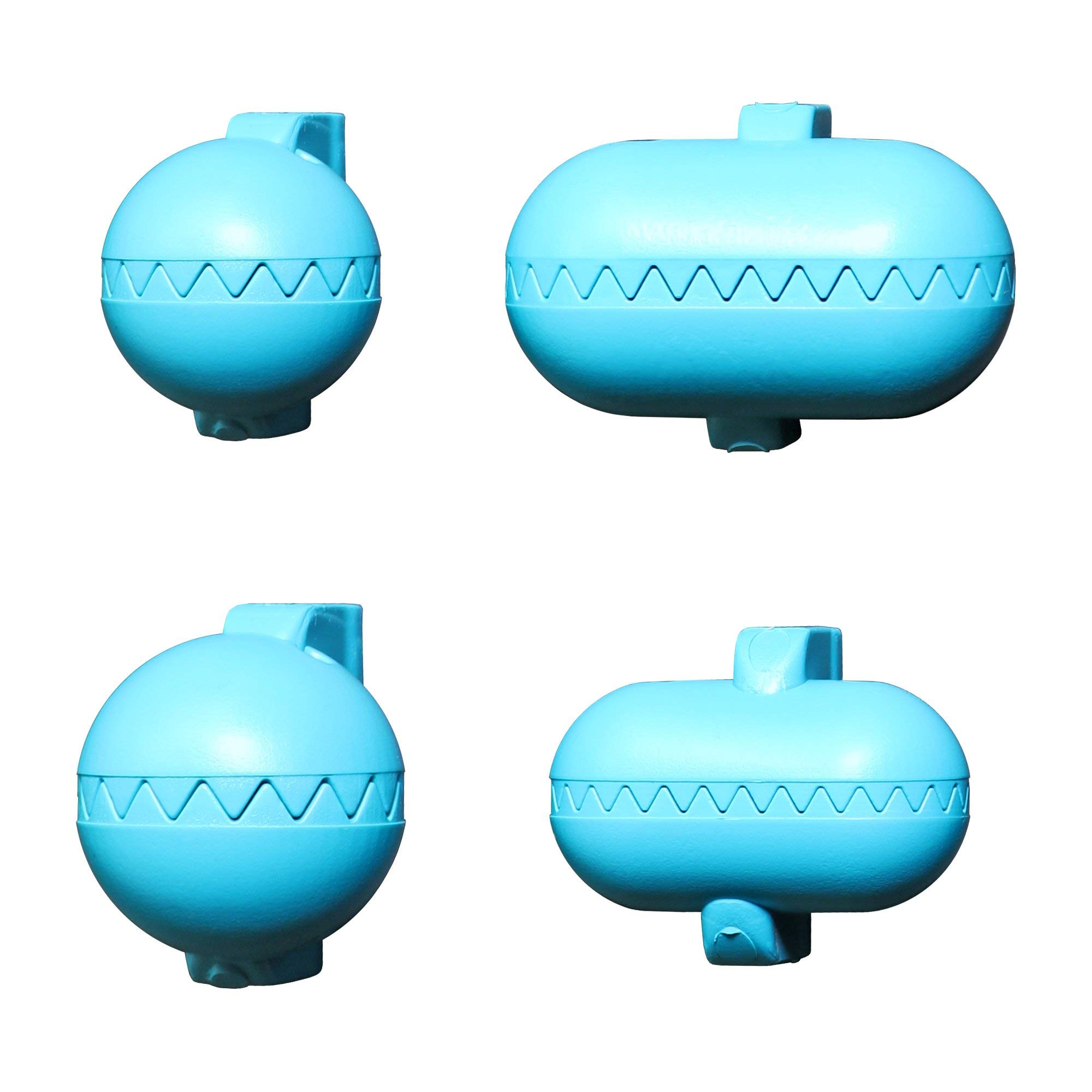 Turquoise Dough Mould Set with 4 Interchangeable Shapes - Perfect for Kibbles, Meatballs, Balls & Sushi | 100% Spanish Patented Kitchen Utensil | Ideal for Baking, Cooking & Food Prep | Made in Spain