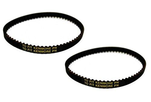 Kenmore 742024 Vacuum Belts (2-Pack) - Power Nozzle Replacement for Home Cleaning