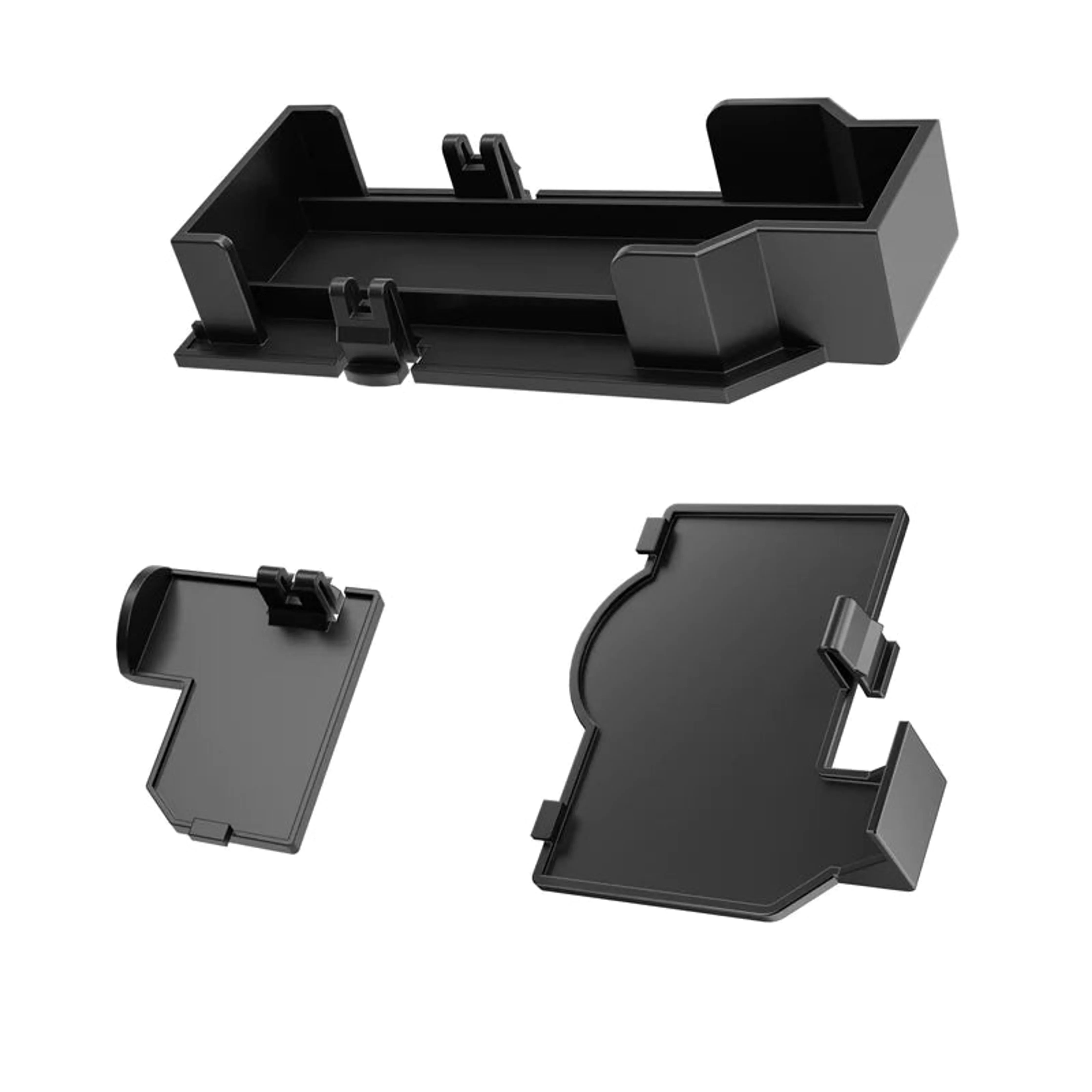 3-Piece Black Port Covers for Nintendo GameCube® - Protect Your Console from Dust & Damage (Perfect for Gaming Setups & Storage)