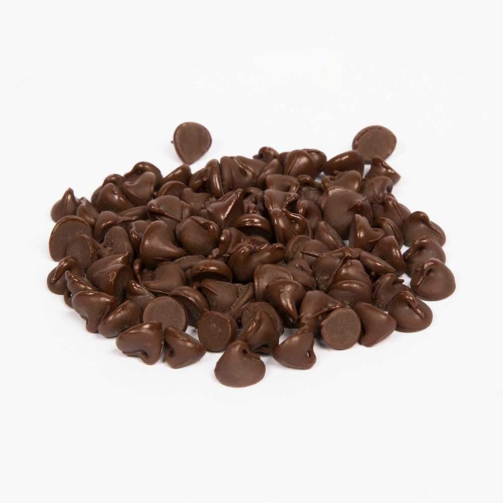 Ambrosia Semi-Sweet Real Chocolate Drop Chips - 25 Pound Bulk Bag (1 Each) for Baking, Desserts & Candy Making | Premium Baking Chocolate Chips for Cookies, Cakes & DIY Treats