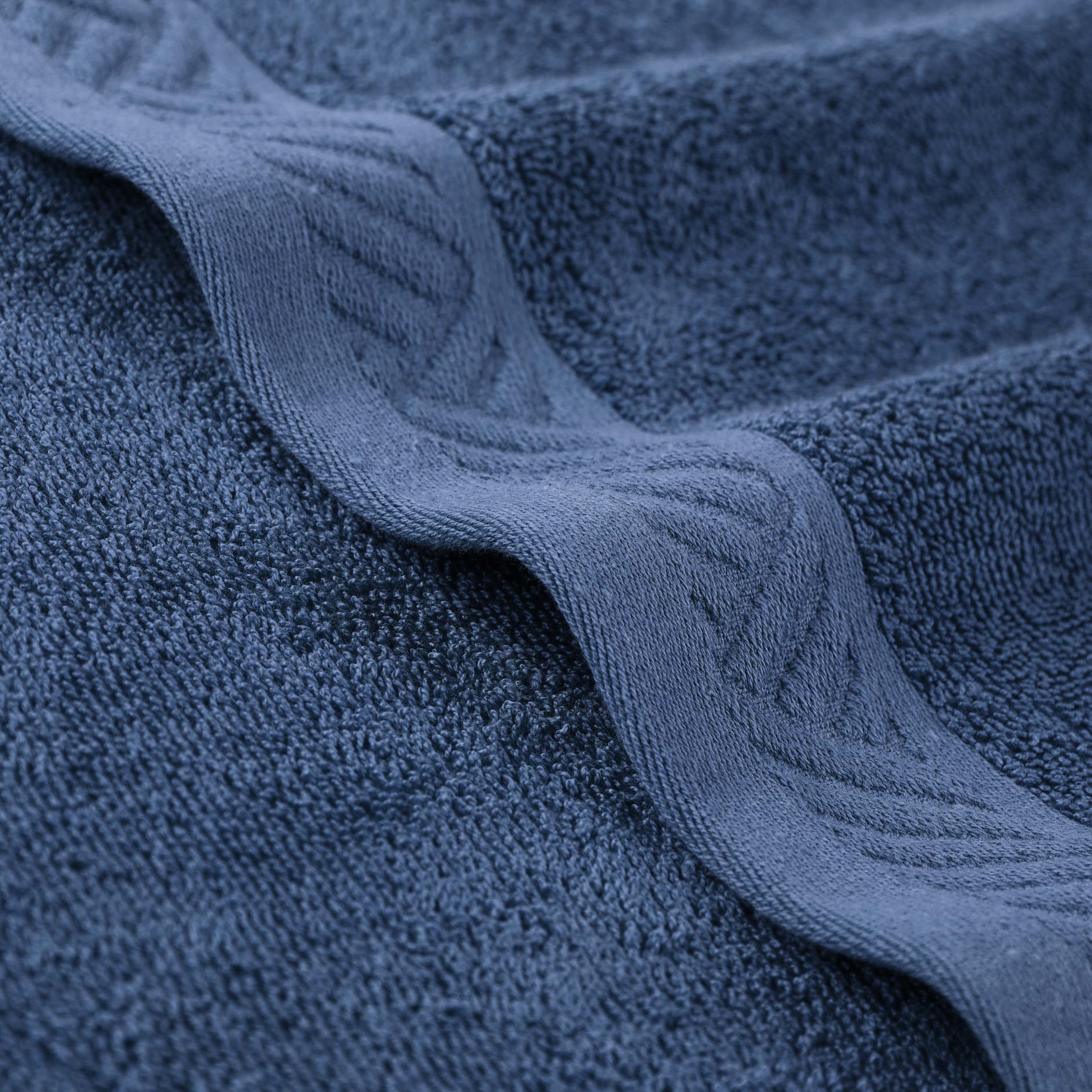 Premium Basketweave Egyptian Cotton 3-Piece Towel Set - Ultra Soft & Absorbent Bath, Beach & Gym Towels for Luxury Spa, Pool & Travel Use