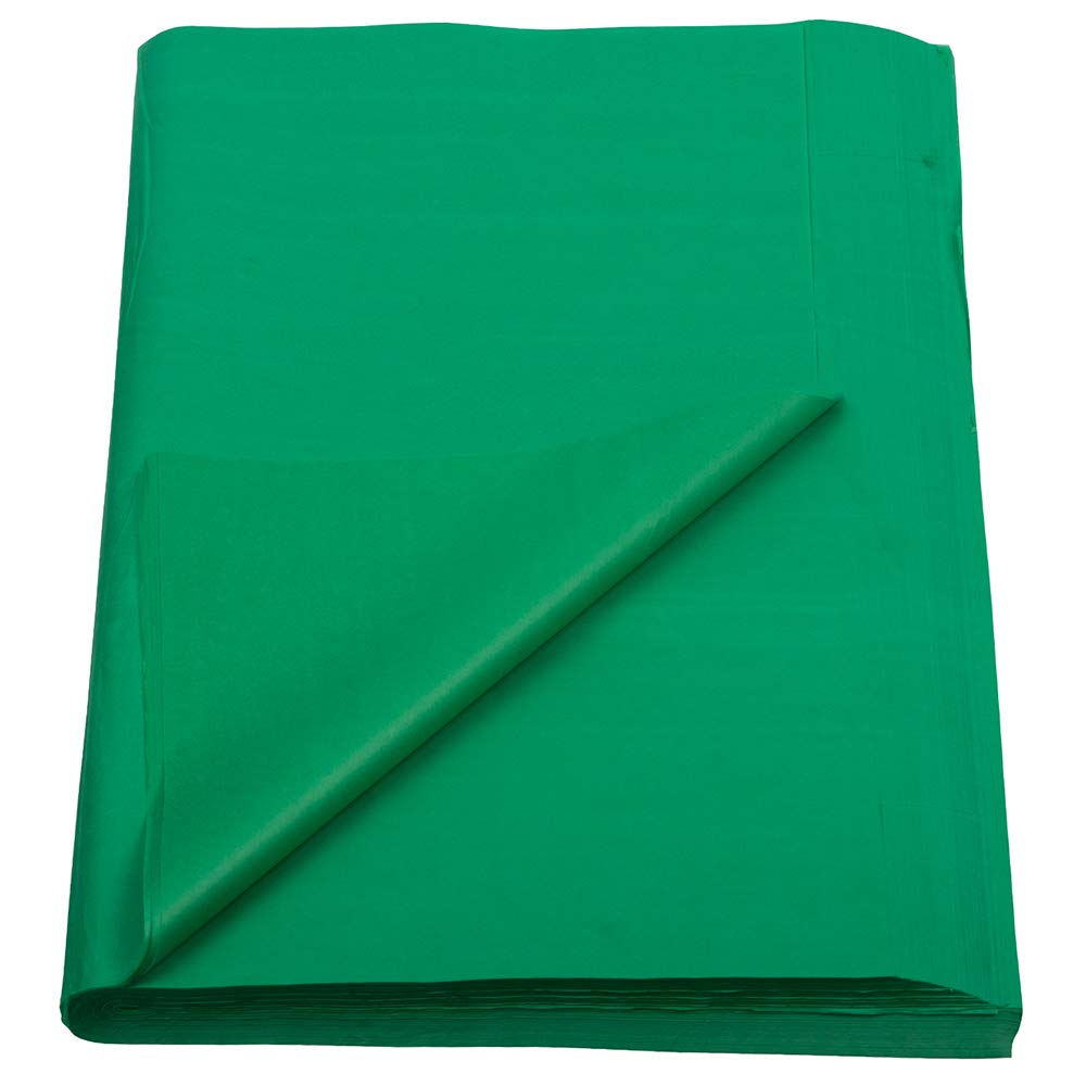 JAM PAPER Green Tissue Paper - 480 Sheets per Ream - Perfect for Gift Wrapping, Party Decorations & Craft Projects