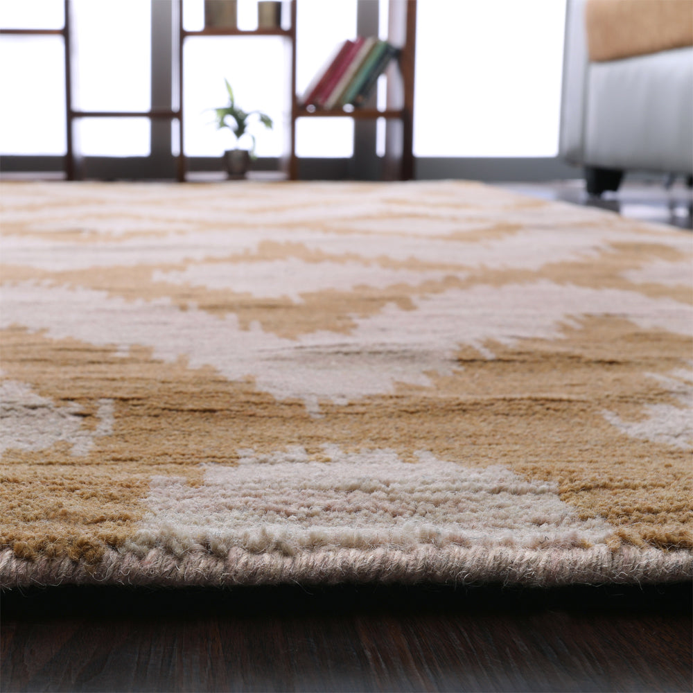 Handmade Braided Hand Knotted Area Rug - Soft & Durable Boho Chic Home Decor for Living Room, Bedroom, or Nursery