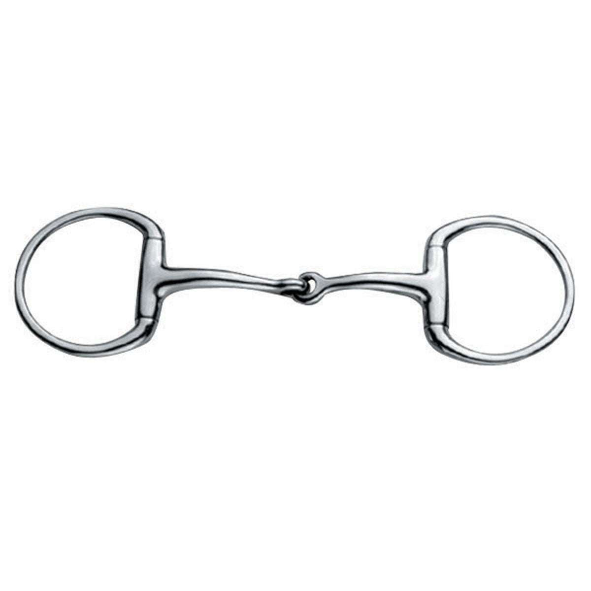 JP Korsteel Stainless Steel Jointed Eggbutt Snaffle Bit for Horses - Comfortable Training Bit for Dressage, Jumping & Trail Riding