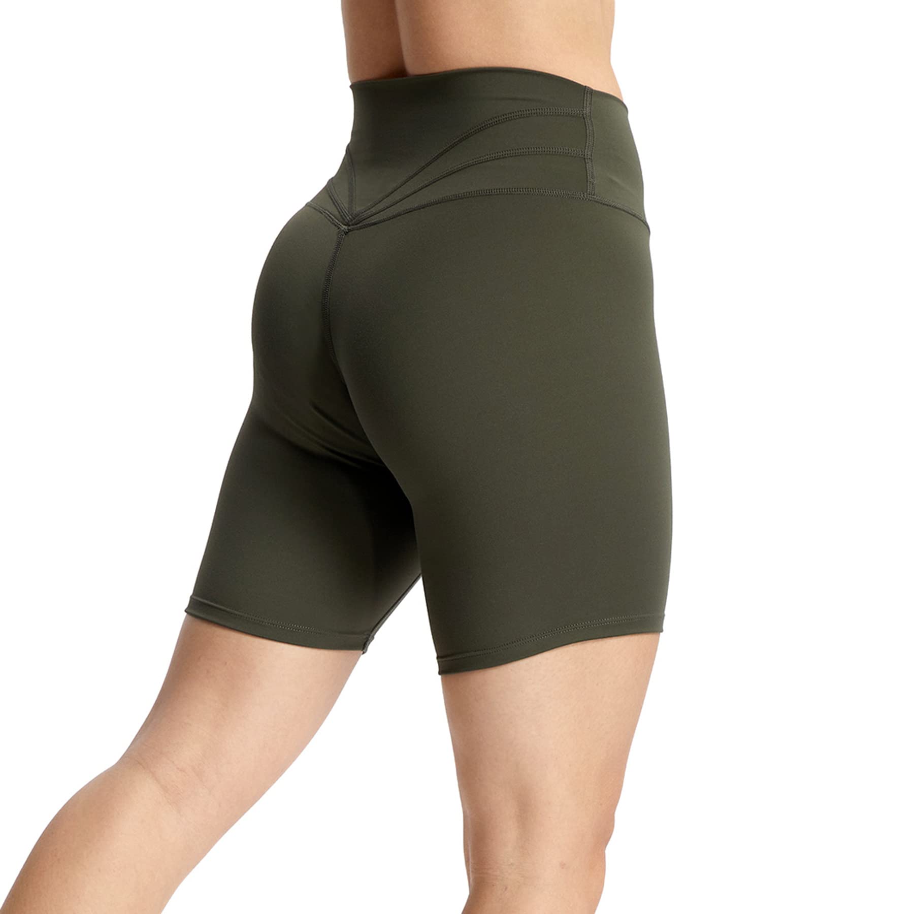 Aoxjox Women's High Waisted Workout Shorts - 6