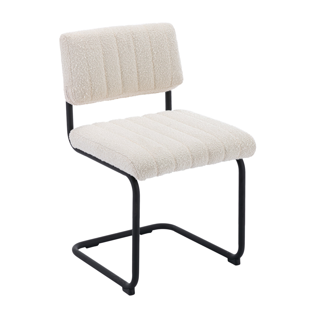 Premium Blake Fabric Dining Chair - Comfortable & Stylish Upholstered Seat for Kitchen, Dining Room, or Home Office - Modern Home Furniture with Durable Fabric & Sturdy Wooden Legs