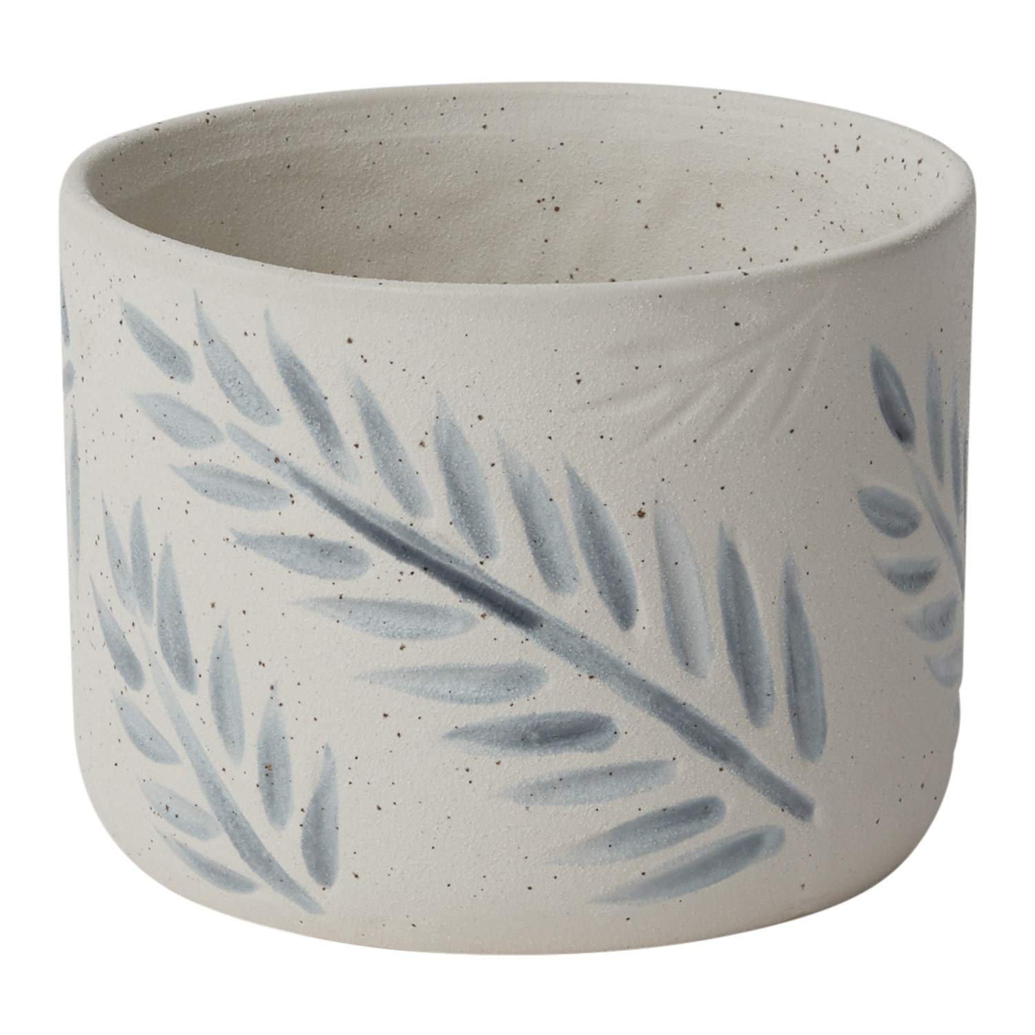 Modern White Ceramic Plant Pot - 7