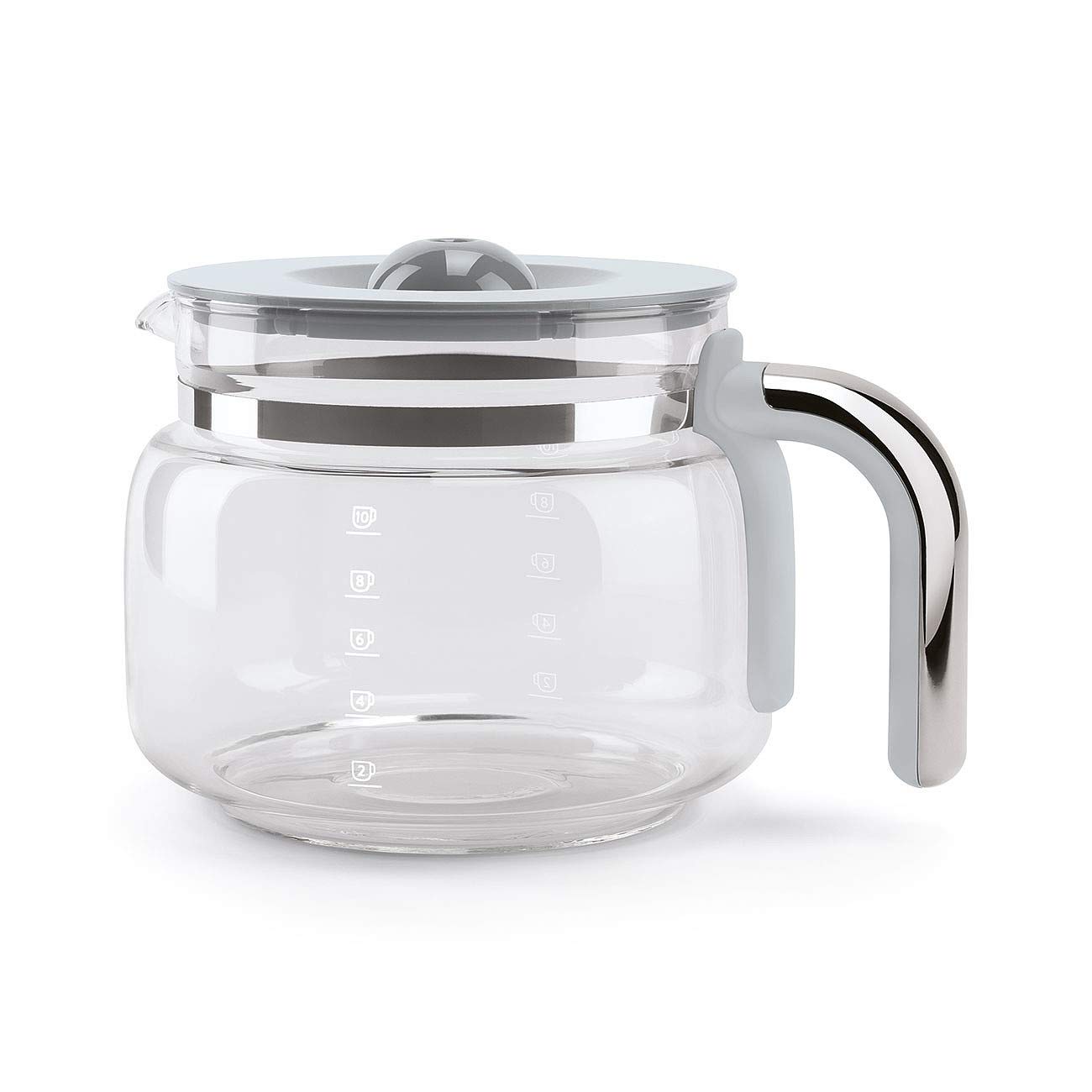 Smeg DCF02PGUK Drip Coffee Maker with Auto-Start, Reusable Filter & Digital Display | 1.4L Capacity, Anti-Drip System & Aroma Control | Perfect for Home, Office & Breakfast Nook | Pastel Green