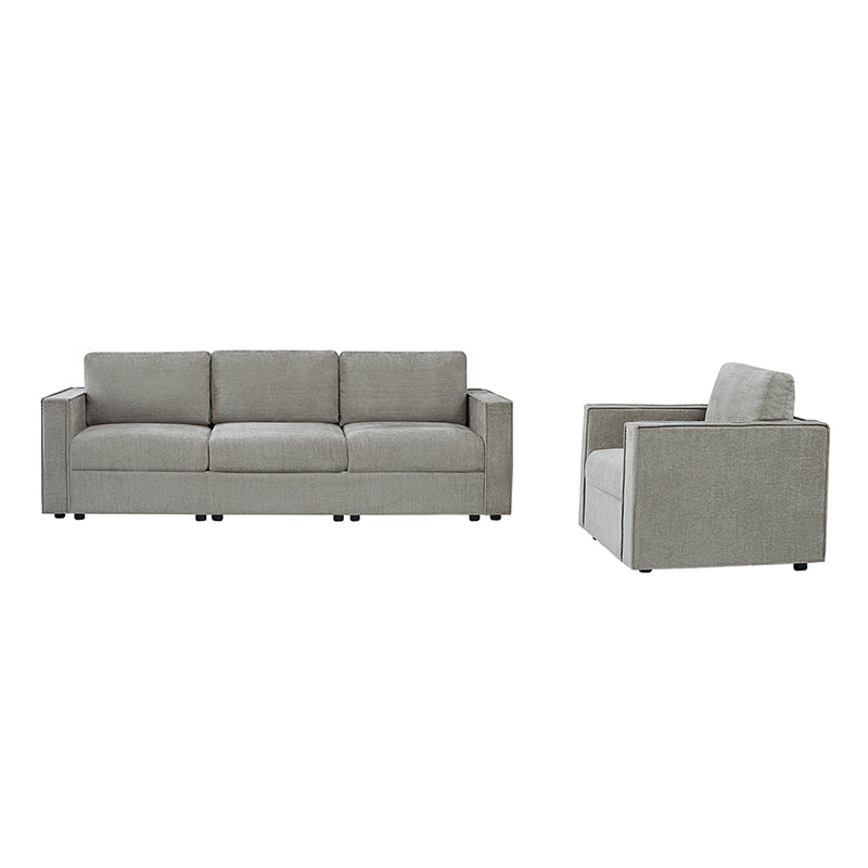 Dilcia 3-Piece Slipcovered Sofa Set - Modern Living Room Furniture with Removable Covers for Easy Cleaning | Perfect for Small Spaces, Apartments & Cozy Home Decor