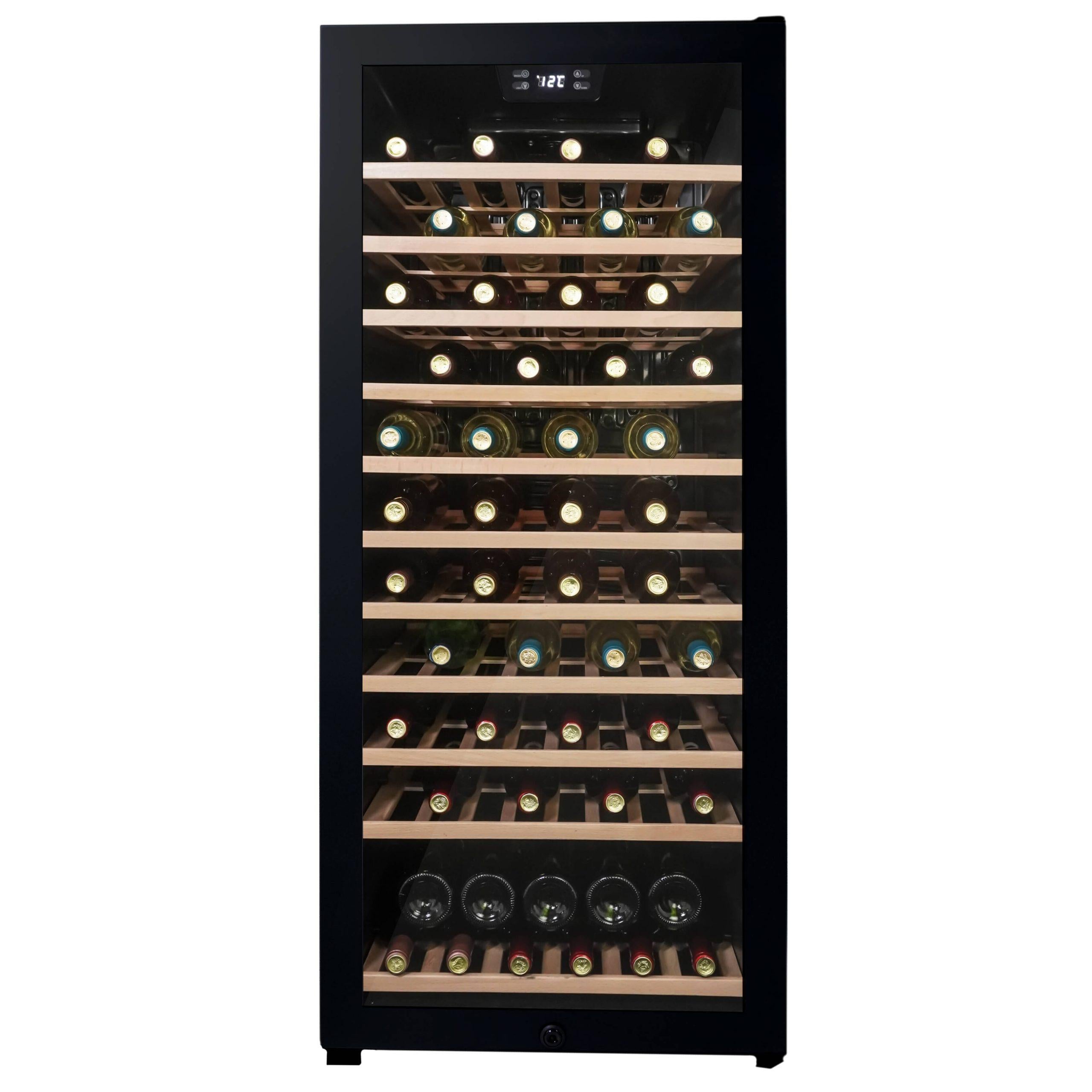 Danby 94-Bottle Wine Cooler with LED Display - DWC94L1B - Perfect for Home Bars, Restaurants & Wine Cellars
