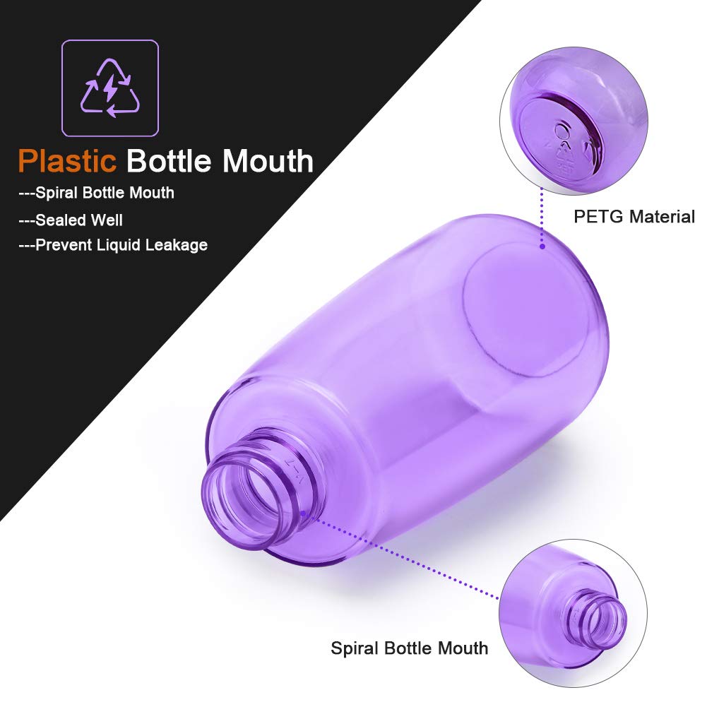 Cosywell 3.4oz/100ml Fine Mist Spray Bottle - Refillable Empty Travel Cosmetic Container for Perfume, Skincare, Makeup & Lotion - Hair Spray Bottle with Adjustable Nozzle (8 Colors) - Perfect for Travel, Gym, Salon & Home Use