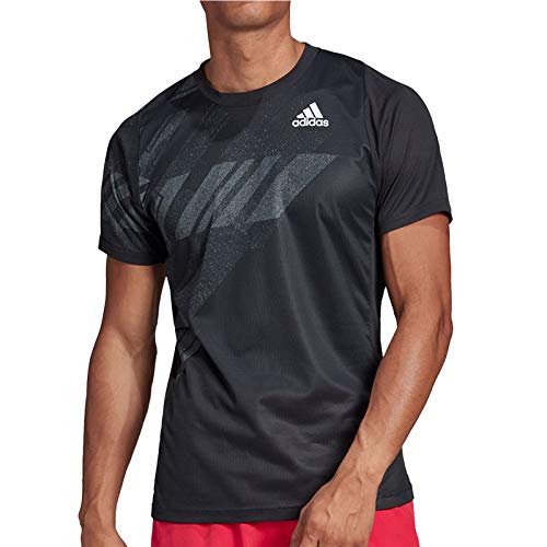 adidas Men's Freelift Printed Tee - Heat.RDY Moisture Wicking Performance Shirt for Running, Gym & Workouts - Lightweight & Breathable Activewear
