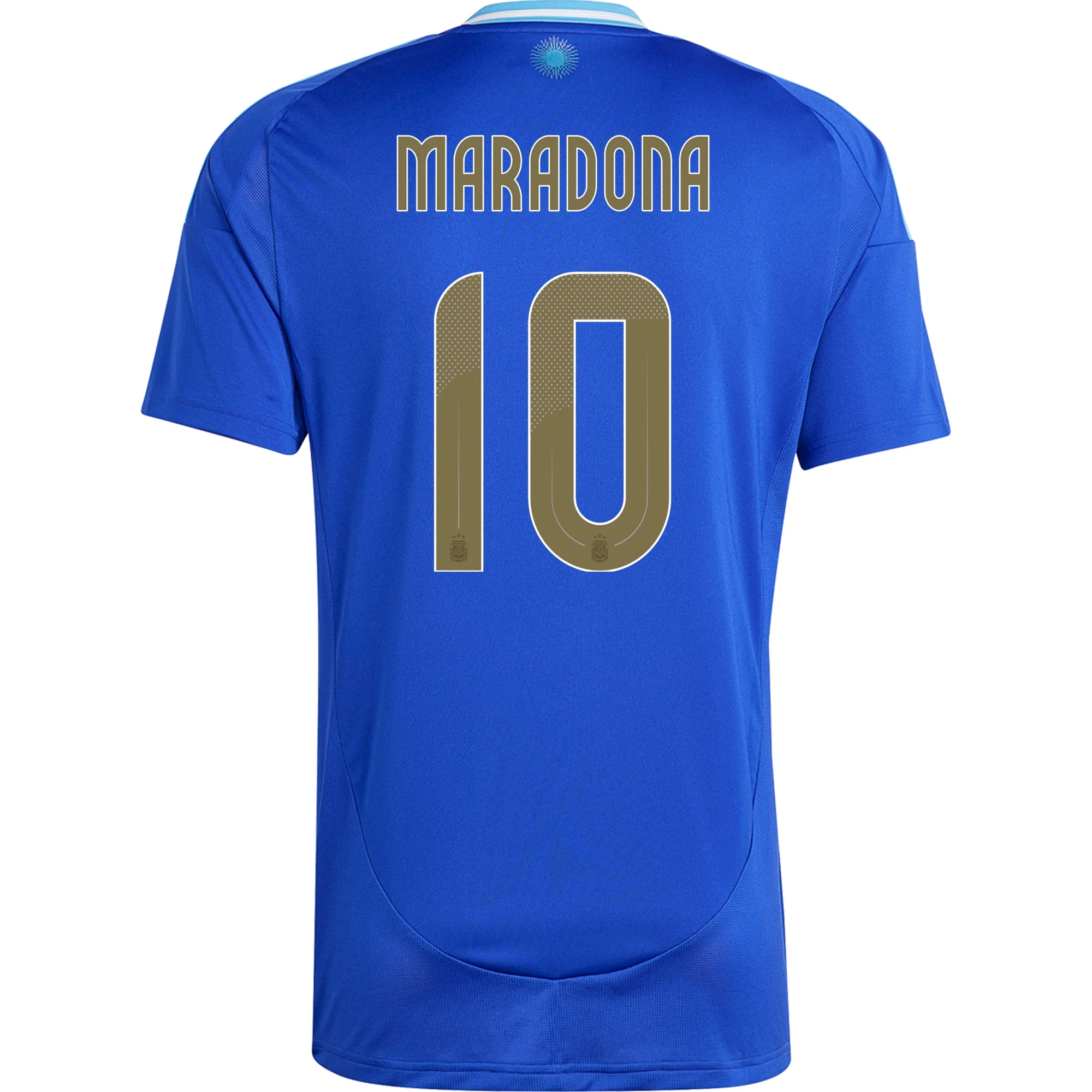 Adidas Argentina Diego Maradona Away Soccer Jersey 24/25 - Lucid Blue/Blue Burst - Authentic Football Shirt for Fans & Collectors - Perfect for Match Days, Training & Casual Wear