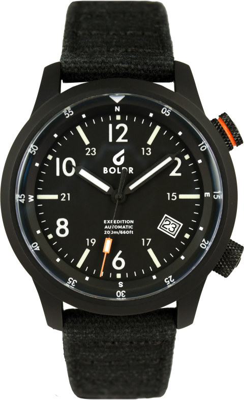 BOLDR Expedition Kilimanjaro Watch - Premium Pre-Owned Diver's Automatic Watch for Men - Perfect for Outdoor Adventures, Diving & Everyday Wear