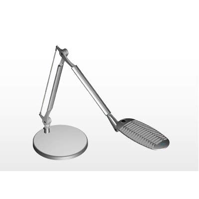 Wave Light LED Task Light with Adjustable Desk Base - Platinum Finish for Home Office, Study & Reading - Energy Efficient Workspace Lighting