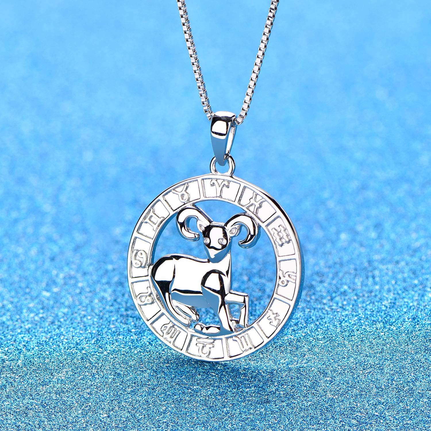 YL Constellation Necklace - Sterling Silver Zodiac Pendant Astrology Horoscope Jewelry for Women - Perfect Gift for Birthday, Anniversary & Special Occasions