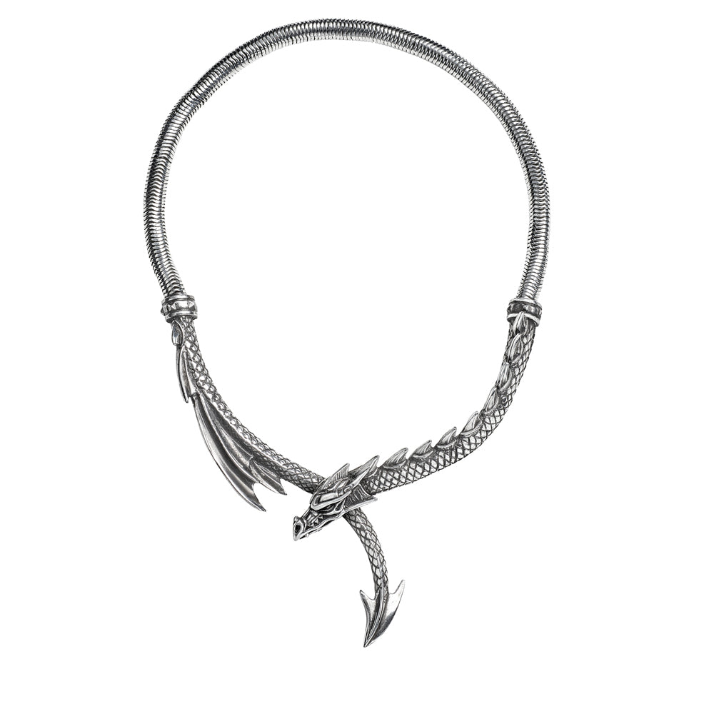 Dragon Spine Necklace – Gothic Fantasy Jewelry for Cosplay, LARP & Dark Fashion | Perfect for Halloween & Gothic Events